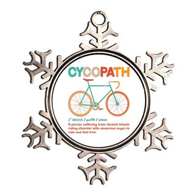 Retro Style Colors Cycopath Definition Metallic Star Ornament