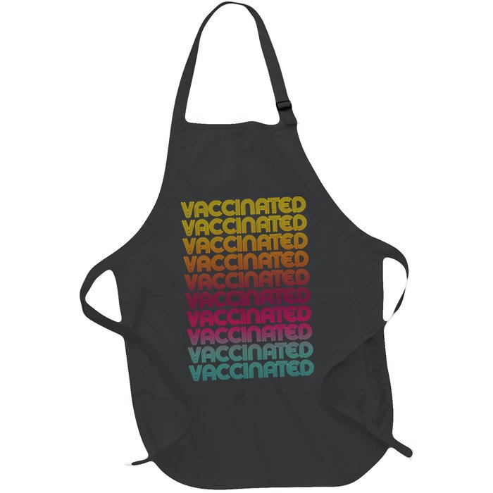Retro Style Rainbow Vaccinated Apron