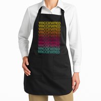 Retro Style Rainbow Vaccinated Apron