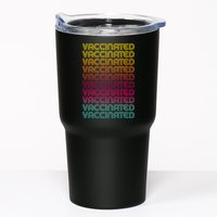 Retro Style Rainbow Vaccinated Tumbler