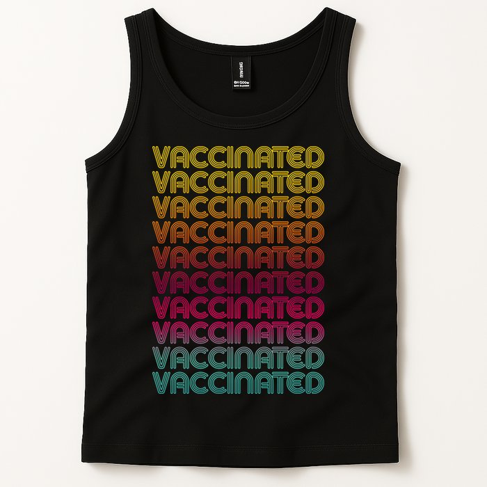 Retro Style Rainbow Vaccinated Tank Top