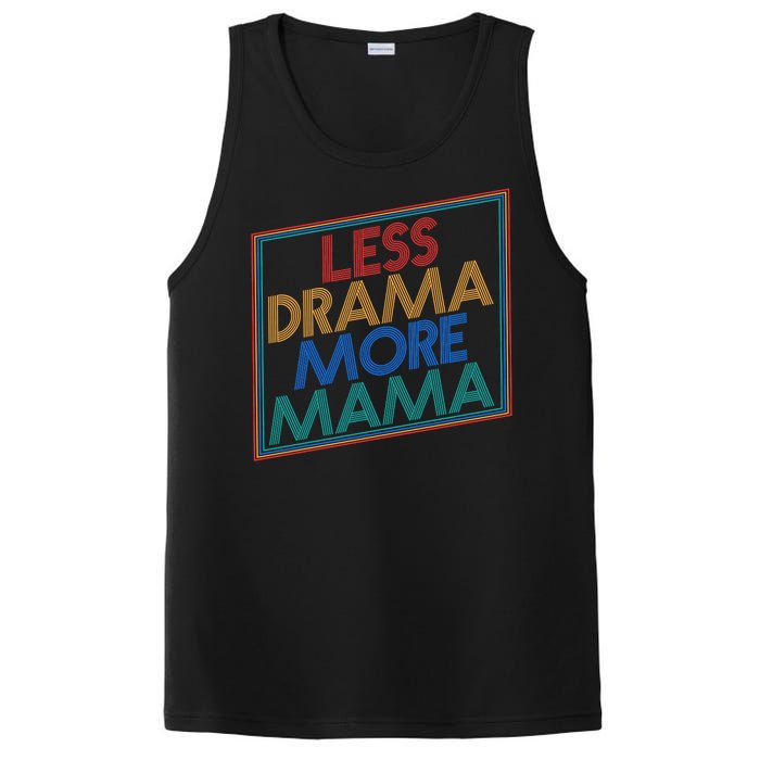 Retro Styled Less Drama More Mama PosiCharge Competitor Tank