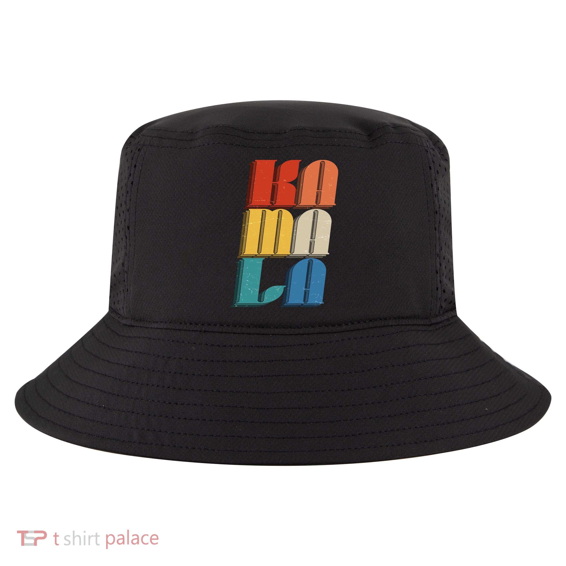 Retro Styled Text Kamala Harris Cool Comfort Performance Bucket Hat