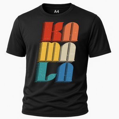Retro Styled Text Kamala Harris Performance Shirt