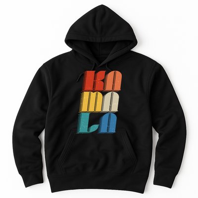 Retro Styled Text Kamala Harris Hoodie