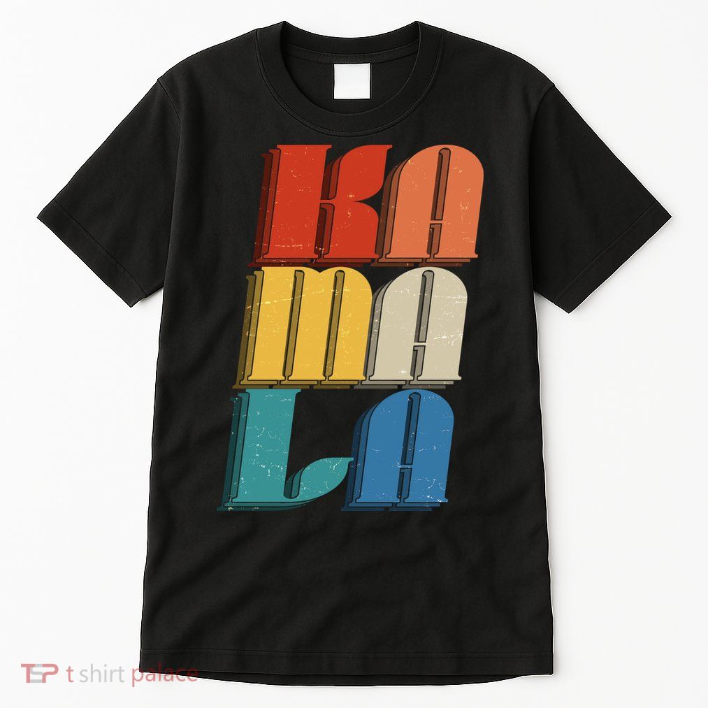 Retro Styled Text Kamala Harris Tall T-Shirt