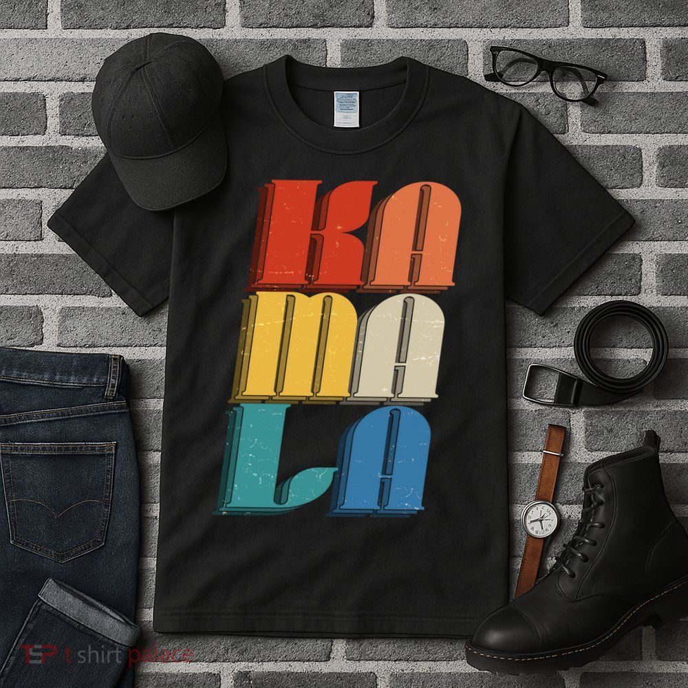 Retro Styled Text Kamala Harris Tall T-Shirt