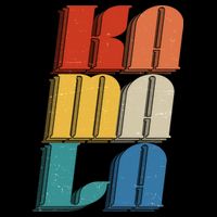 Retro Styled Text Kamala Harris Magnet