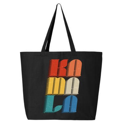 Retro Styled Text Kamala Harris 25L Jumbo Tote