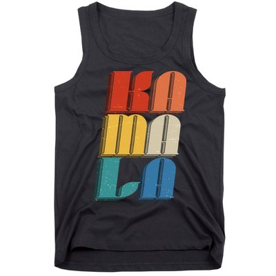 Retro Styled Text Kamala Harris Tank Top