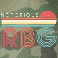 Retro Sun Notorious RBG Ruth Bader Ginsburg Tribute Legacy Tie Dye Trucker Hat