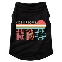 Retro Sun Notorious RBG Ruth Bader Ginsburg Tribute Doggie Tank