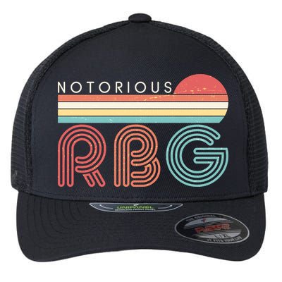 Retro Sun Notorious RBG Ruth Bader Ginsburg Tribute Flexfit Unipanel Trucker Cap