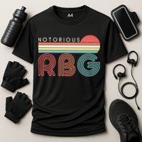 Retro Sun Notorious RBG Ruth Bader Ginsburg Tribute Performance Shirt