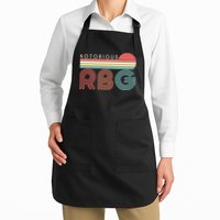 Retro Sun Notorious RBG Ruth Bader Ginsburg Tribute Apron