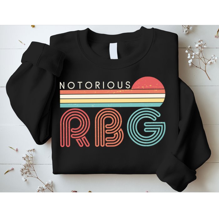 Retro Sun Notorious RBG Ruth Bader Ginsburg Tribute Sweatshirt