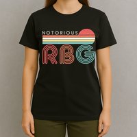 Retro Sun Notorious RBG Ruth Bader Ginsburg Tribute T-Shirt