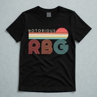 Retro Sun Notorious RBG Ruth Bader Ginsburg Tribute T-Shirt