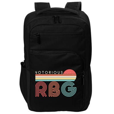 Retro Sun Notorious RBG Ruth Bader Ginsburg Tribute Impact Tech Backpack