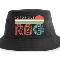 Retro Sun Notorious RBG Ruth Bader Ginsburg Tribute Sustainable Bucket Hat
