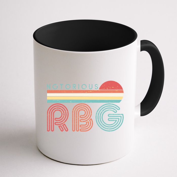 Retro Sun Notorious RBG Ruth Bader Ginsburg Tribute Mug