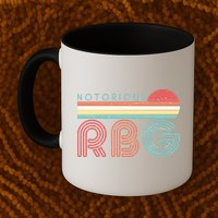 Retro Sun Notorious RBG Ruth Bader Ginsburg Tribute Mug