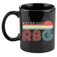 Retro Sun Notorious RBG Ruth Bader Ginsburg Tribute 11oz C Handle Ceramic Mug