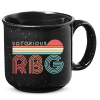 Retro Sun Notorious RBG Ruth Bader Ginsburg Tribute 15oz Campfire Ceramic Mug