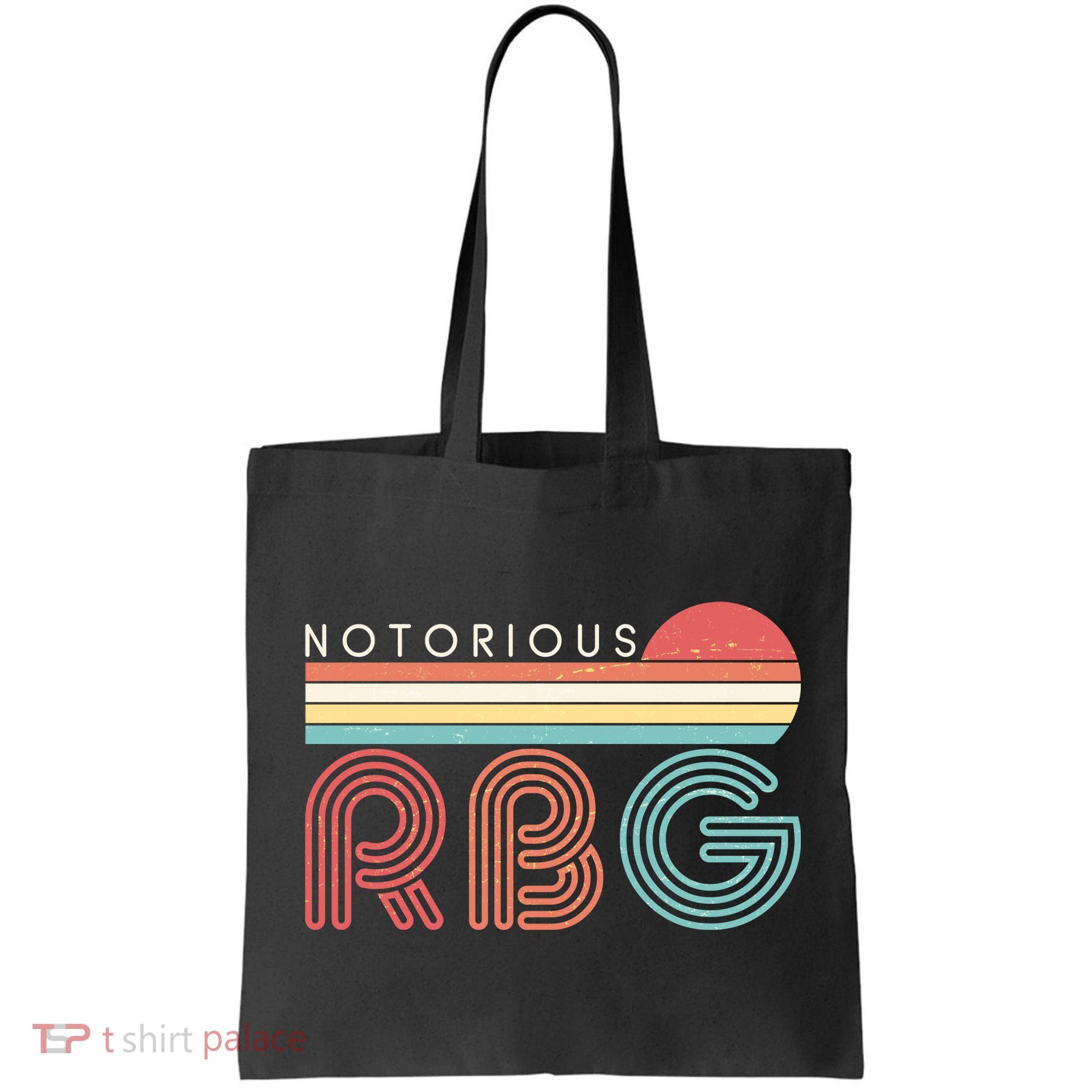 Retro Sun Notorious RBG Ruth Bader Ginsburg Tribute Bag