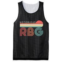 Retro Sun Notorious RBG Ruth Bader Ginsburg Tribute Mesh Reversible Basketball Jersey Tank