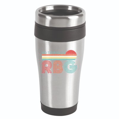 Retro Sun Notorious RBG Ruth Bader Ginsburg Tribute 16oz Travel Tumbler