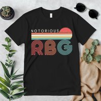 Retro Sun Notorious RBG Ruth Bader Ginsburg Tribute Premium T-Shirt