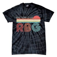 Retro Sun Notorious RBG Ruth Bader Ginsburg Tribute Tie-Dye T-Shirt