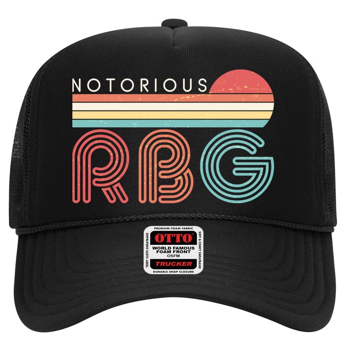 Retro Sun Notorious RBG Ruth Bader Ginsburg Tribute Trucker Hat