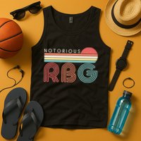Retro Sun Notorious RBG Ruth Bader Ginsburg Tribute Tank Top