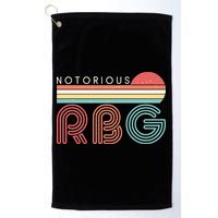 Retro Sun Notorious RBG Ruth Bader Ginsburg Tribute Golf Towel