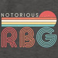 Retro Sun Notorious RBG Ruth Bader Ginsburg Tribute Vector Backpack