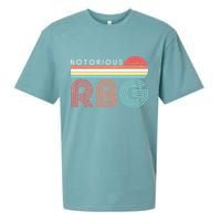 Retro Sun Notorious RBG Ruth Bader Ginsburg Tribute Sueded Cloud Jersey T-Shirt