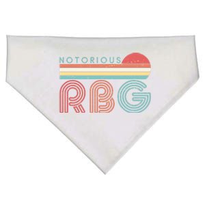 Retro Sun Notorious RBG Ruth Bader Ginsburg Tribute USA-Made Doggie Bandana