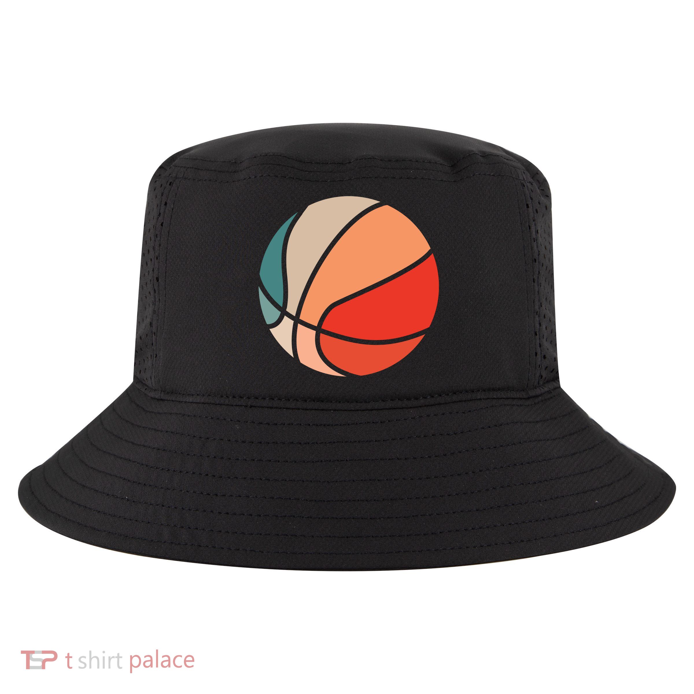 Retro Sunset Basketball Cool Comfort Performance Bucket Hat