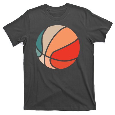 Retro Sunset Basketball T-Shirt