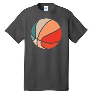 Retro Sunset Basketball Tall T-Shirt