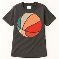 Retro Sunset Basketball Tall T-Shirt
