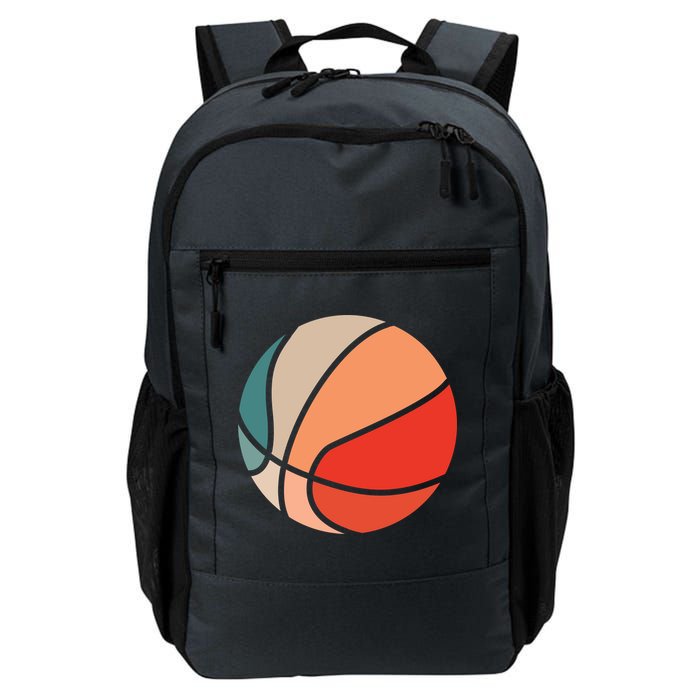 Retro Sunset Basketball Backpack