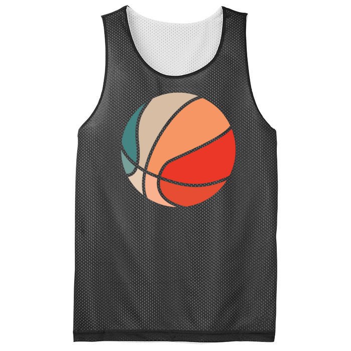 Retro Sunset Basketball Mesh Reversible Basketball Jersey Tank