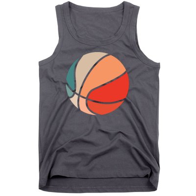 Retro Sunset Basketball Tank Top