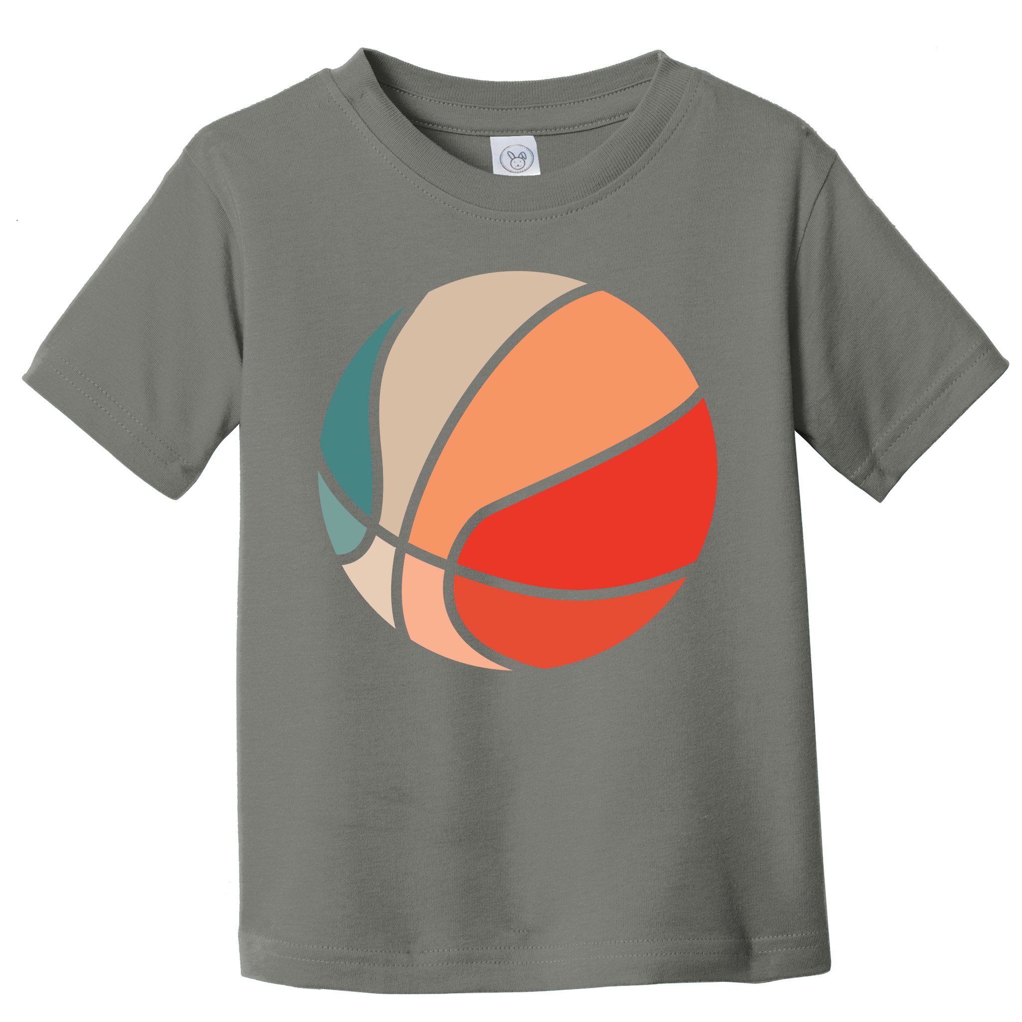 Retro Sunset Basketball Toddler T-Shirt