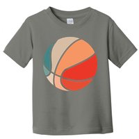 Retro Sunset Basketball Toddler T-Shirt