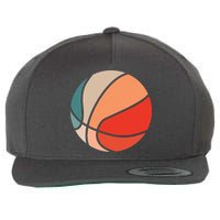 Retro Sunset Basketball Wool Snapback Cap
