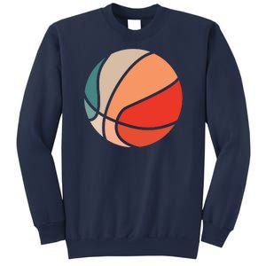 Retro Sunset Basketball Sweatshirt